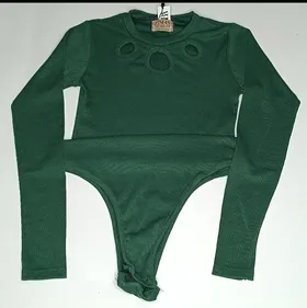بادی سه اشکی آستین بلند جنس کبریتی مناسب سایز 36 تا 46