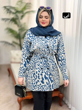بارانی کتان کاملیا 2244