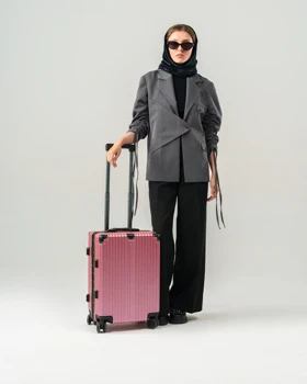 چمدان سایز متوسط مدل Rose-Merry-RL-318-Medium-R