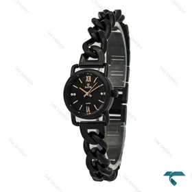 ساعت داتیس زنانه مشکی بند کارتیه ای Datis-7228-L