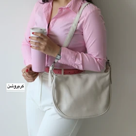 کیف زنانه دوشی مدل کلورین (کرم‌روشن)