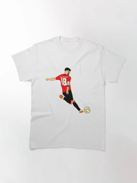 تیشرت ورزشی منچستریونایتد | تیشرت Manchester United F.C طرح Bruno Fernandes کد 146761