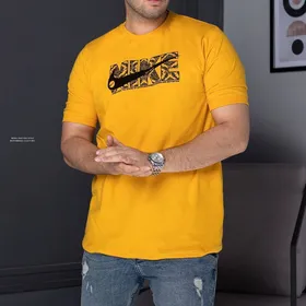 تیشرت مردانه نایک NIKE رنگ زرد آسیتن کش