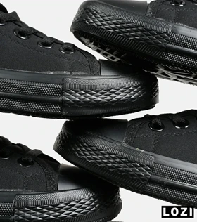 کفش کتانی مردانه و زنانه مشکی All STAR مدل 7085