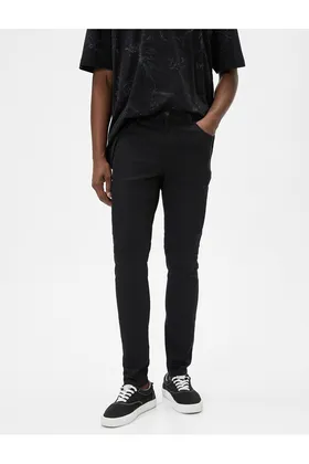 شلوار جین Skinny Fit - Michael Jean 4SAM40043ND
