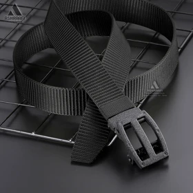 کمربند برزنتی مردانه Rail Belt BL97 (مشکی)