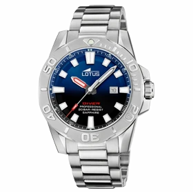 ساعت مچی مردانه لوتوس مدل L18926/4 غواصی حرفه‌ای با صفحه آبی گرادینت (Diver)