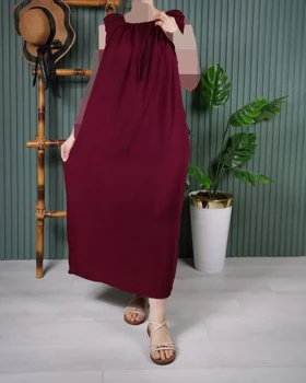 سارافون نخی ململ U7577 (زرشکی)