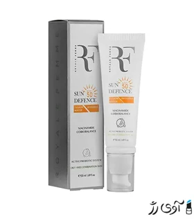 ضد آفتاب بدون رنگ SPF50 پوست چرب و مختلط رویال فم