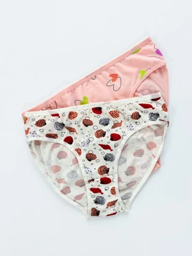 شورت اسلیپ زنانه نخ پنبه طرحدار سایز L میسپل Misspel