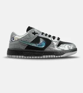 کفش کتانی مردانه و زنانه مشکی آبی نایک NIKE dunk low steam puppet مدل 7202