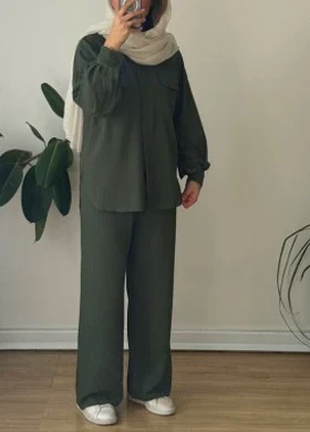 ست مانتو شلوار آیوا