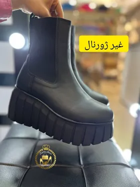 نیم بوت لژدار طبی زنانه فشن بغل کش