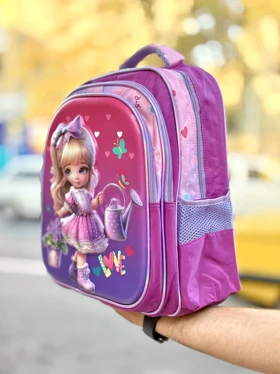 کوله پشتی دخترانه کارتونی