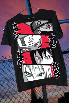 تیشرت ناروتو طرح The Hokage Eyes کد 71203
