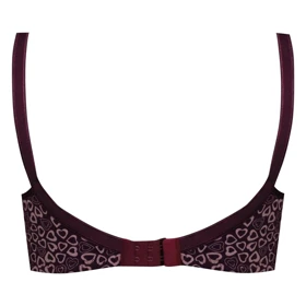 ست شورت و سوتین فنردار قلبی کد 109046 بنفش