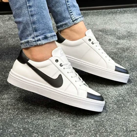کفش کتانی اسپرت مردانه رنگ سفید مدل نایک NIKE AIR FORCE