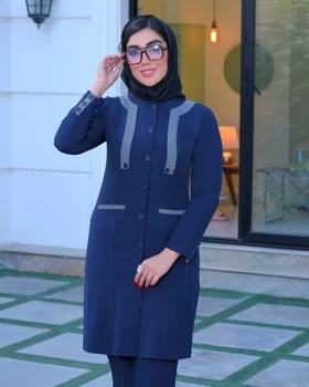 مانتو شلوار اداری نارسیس کد 2931