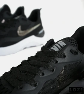 کفش کتانی مردانه و زنانه مشکی طلایی NIKE zoom X
