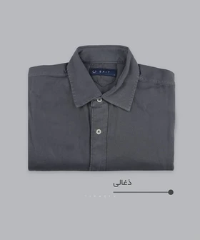 پیراهن مردانه آستین بلند کتان 5238