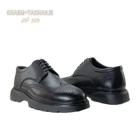 کفش روزمره/رسمی مردانه چرم طبیعی مدل بروژ بندی