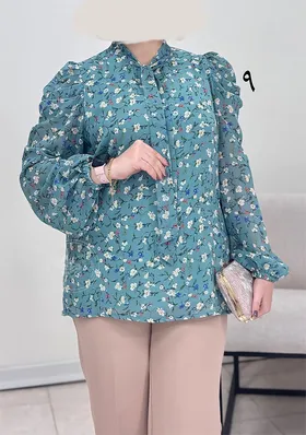 شومیز حریر شارلوت