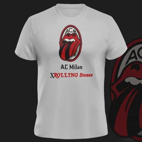 تیشرت آث میلان rolling stones