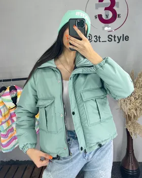 کاپشن کوتاه بادکنکی زنانه