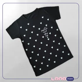 تیشرت قلبی (رنگبندی کامل)
