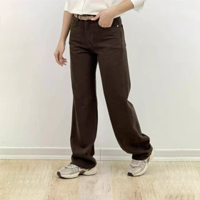 شلوار جین نیم بگ 1008264