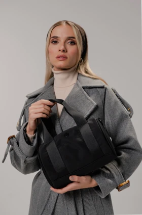 کیف دستی و دوشی زنانه دیوید جونز DAVID JONES مدل CM7488 (مشکی)