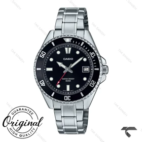 ساعت کاسیو مردانه MDV-10D-1A1V اصل استیل مشکی Casio-11822-G