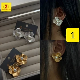 گوشواره بزرگ فانتزی زنانه دفرمه