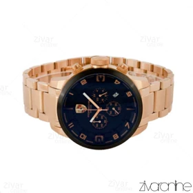 ساعت پورشه دیزاین مردانه سه موتوره رزگلد صفحه مشکی 105105