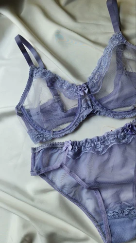 ست سوتین و شورت تمام تور زنانه BARONE کد: 2030