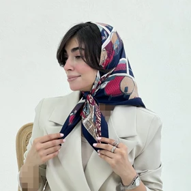 مینی اسکارف زنانه طرح دار | آی بولک