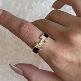 انگشتر میناکاری طرح هرمس