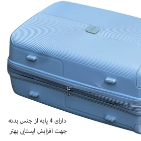 چمدان نشکن اسپید مدل SPEED-SPD954M MEDIUM سایز متوسط (آبی)