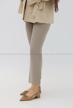 شلوار راسته 4پیله جیب نما دکمه مخفی مازراتی کد1001246