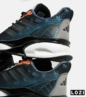 کفش کتانی مردانه و زنانه سرمه ای مشکی Adidas PureBoost v02