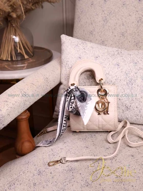 کیف دوشی زنانه Dior کد K1253 (سفید)