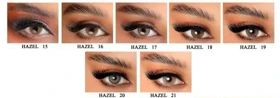 لنز رنگی الکسیا سری فندقی HAZEL