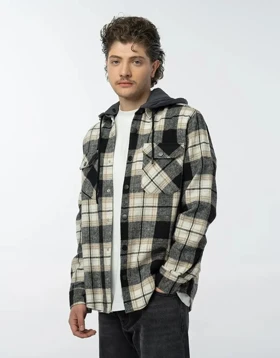 چهارخانه پشمی کلاه دار