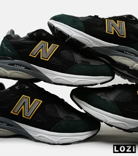 کفش کتانی مشکی سبز NEW BALANCE 990