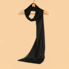 شال مشکی طرحدار