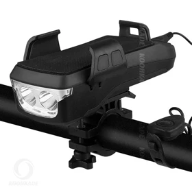 چراغ دوچرخه و جا موبایلی 4 کاره CK2020