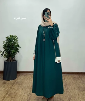 مانتو عبایی بلند رایلی 4 کد 2927