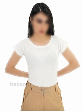 بادی آستین کوتاه کش رگلان
