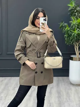 بارانی شش دکمه ژیله گرد