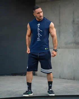 رکابی ورزشی وست ADIDAS سرمه ای فری سایز